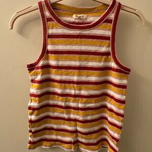 Madewell striped tank